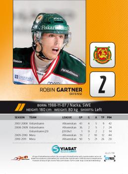 2011-12 HockeyAllsvenskan #ALLS-118 Robin Gartner Back