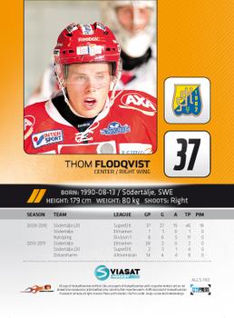2011-12 HockeyAllsvenskan #ALLS-182 Thom Flodqvist Back