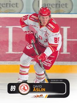 2011-12 HockeyAllsvenskan #ALLS-246 David Aslin Front