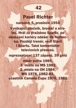 2009-10 Legendy CS #42 Pavel Richter Back