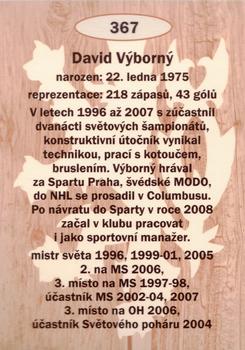 2009-10 Legendy CS #367 David Vyborny Back