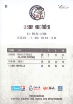 2019-20 OFS Classic #20 Libor Hudacek Back