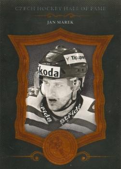 2019-20 OFS Czech Hockey Hall of Fame - Black Cut #SSCH-104 Jan Marek Front