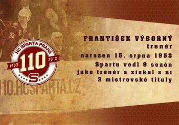2013 Stara Garda HCS #31 Frantisek Vyborny Back