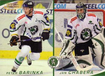 2008-09 Czech OFS - Team Card #6 Peter Barinka / Jan Chabera Front