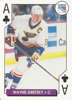 1996-97 Bicycle NHL Hockey Aces #A♣ Wayne Gretzky Front
