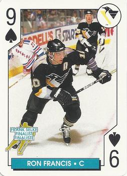 1996-97 Bicycle NHL Hockey Aces #9♠ Ron Francis Front