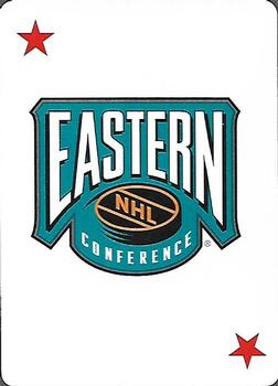 1997-98 Bicycle NHL Hockey Aces #JOKER Eastern Conference Logo Front