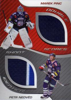 2009-10 Czech OFS Plus - Double Jersey Identical cards #J7 Marek Pinc / Petr Nedved Front