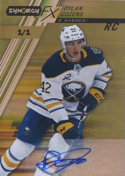 2020-21 Upper Deck Synergy - Synergy FX Rookies Gold #FXR-DC Dylan Cozens Front