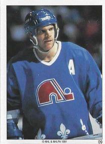 1990-91 Panini Super Poster Quebec Nordiques #9 Mike Hough Front