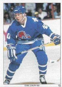 1990-91 Panini Super Poster Quebec Nordiques #10 Tony Hrkac Front
