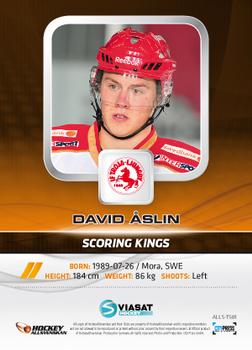 2012-13 HockeyAllsvenskan - Scoring Kings #ALLS-TS01 David Aslin Back