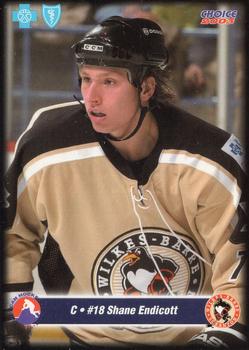 2002-03 Choice Wilkes-Barre/Scranton Penguins (AHL) #11 Shane Endicott Front