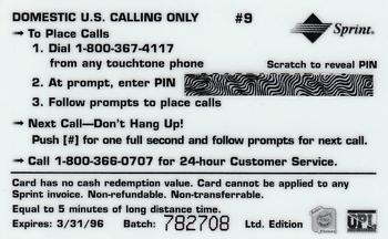 1995 Signature Rookies Auto-Phonex - $3 Phone Cards #9 Kevin Bolibruck Back