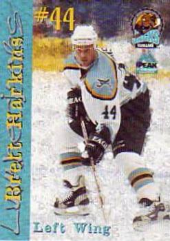 1999-00 Peak Sports Medicine Cleveland Lumberjacks (IHL) #20 Brett Harkins Front