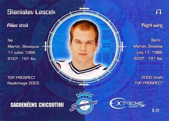 2004-05 Extreme Top Prospects Signature Edition #S-21 Stanislav Lascek Back