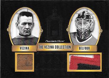 2020-21 President's Choice Vezina Collection - Vezina Trophy Winners #NNO Georges Vezina / Ed Belfour Front