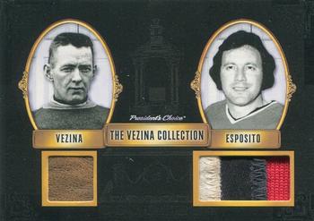 2020-21 President's Choice Vezina Collection - Vezina Trophy Winners #NNO Georges Vezina / Tony Esposito Front