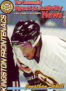 1998-99 The Community Sport & Activity News Kingston Frontenacs (OHL) #NNO Jonathan Schill Front