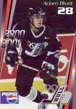 2000-01 Cartes, Timbres et Monnaies Sainte-Foy Hull Olympiques (QMJHL) #20 Adam Rivet Front