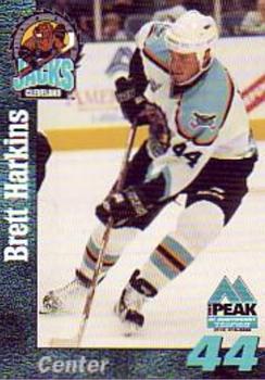 1998-99 Cleveland Lumberjacks (IHL) #11 Brett Harkins Front