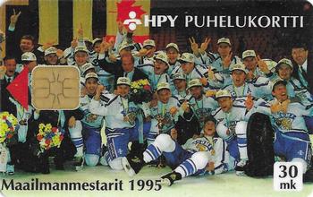 1995 HPY Puhelukortti Maailmanmestarit (Finnish) #HPY-E1 Maailmanmestarit 1995 Front