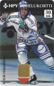 1995 HPY Puhelukortti Maailmanmestarit (Finnish) #HPY-E7 Erik Hämäläinen Front