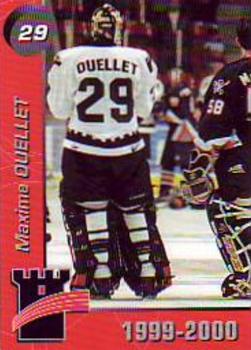 1999-00 Cartes, Timbres et Monnaies Sainte-Foy Quebec Remparts (QMJHL) #18 Maxime Ouellet Front
