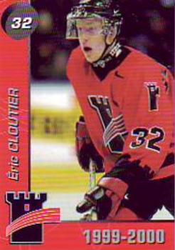 1999-00 Cartes, Timbres et Monnaies Sainte-Foy Quebec Remparts (QMJHL) #20 Eric Cloutier Front