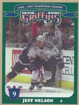 1996-97 Grand Rapids Griffins (IHL) #NNO Jeff Nelson Front