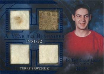 2020-21 Leaf In The Game Used - A Year to Remember Navy Blue #AYR-22 Terry Sawchuk Front