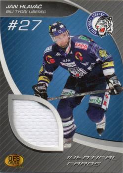 2009-10 Czech OFS Plus - Jersey Identical cards #J35 Jan Hlavac Front