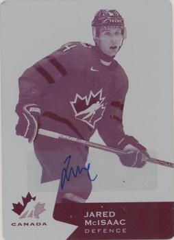 2020-21 Upper Deck Team Canada Juniors - Printing Plates Magenta #33 Jared McIsaac Front