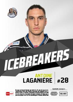 2020-21 Playercards (DEL) - IceBreakers #DEL-IB13 Antoine Laganiere Back
