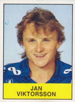 1985-86 Panini Hockey Elitserien (Swedish) Stickers #87 Jan Viktorsson Front