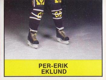 1985-86 Panini Hockey Elitserien (Swedish) Stickers #120 Per-Erik Eklund Front