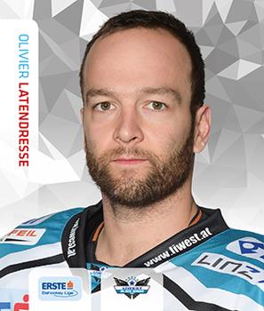 2015-16 Playercards Stickers (EBEL) #077 Olivier Latendresse Front