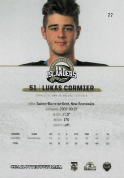 2019-20 Charlottetown Islanders (QMJHL) #22 Lukas Cormier Back