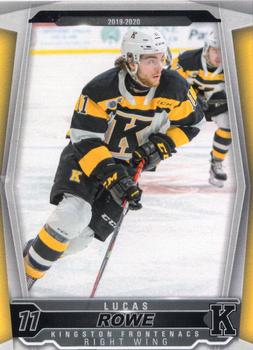2019-20 Extreme Kingston Frontenacs (OHL) #NNO Lucas Rowe Front