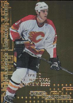 1999-00 Be a Player Millennium Signature Series - Anaheim National Gold #44 Denis Gauthier Front