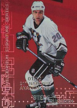 1999-00 Be a Player Millennium Signature Series - Anaheim National Ruby #10 Steve Rucchin Front