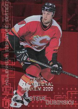 1999-00 Be a Player Millennium Signature Series - Anaheim National Ruby #45 Steve Dubinsky Front