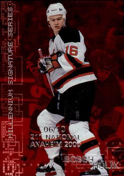 1999-00 Be a Player Millennium Signature Series - Anaheim National Ruby #150 Bobby Holik Front