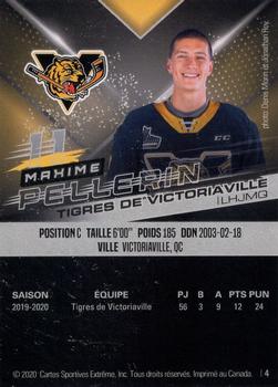 2020-21 Extreme Victoriaville Tigres (QMJHL) #4 Maxime Pellerin Back