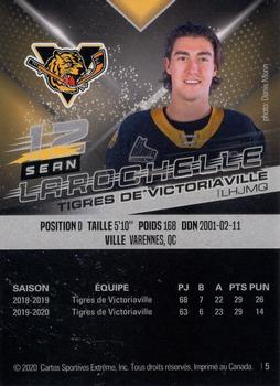 2020-21 Extreme Victoriaville Tigres (QMJHL) #5 Sean Larochelle Back