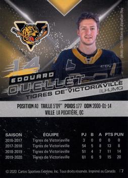 2020-21 Extreme Victoriaville Tigres (QMJHL) #7 Edouard Ouellet Back