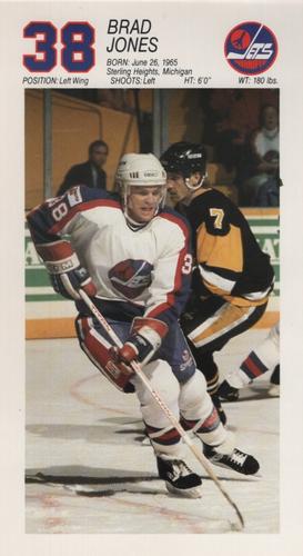 1988-89 Winnipeg Jets #NNO Brad Jones Front