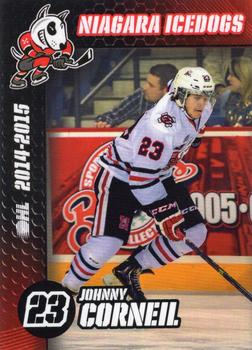 2014-15 Niagara IceDogs (OHL) #NNO Johnny Corneil Front