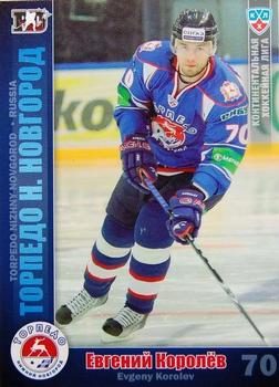 2010-11 Russian KHL #TOR-7 Evgeny Korolev Front